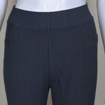 Leggings Depot  Back Pocketed Capri Leggings in Slate Photo 1