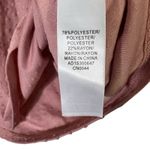 Adrianna Papell Swiss Dot Long Sleeve Blouse Womens XL Pink Feminine Coquette Photo 5