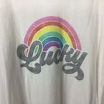 Lucky Brand  Rainbow Graphic Tee Size Medium NWT Photo 1