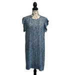 DKNY  XS Ditzy Floral Sheer Shift Dress Swim Cover Boho Peasant Modest Fairy Photo 1