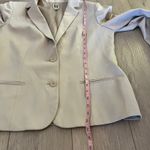 Anne Klein Ann Klein Women’s Tan 2 Button Blazer Sz 14 Photo 3