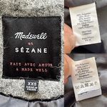 Sézane  x Madewell Octave Blazer Coat Gray Wool Blend XXS EUC Photo 4