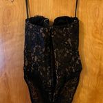 Bloomingdales  Lingerie Vintage Black Lace Bustier Bodysuit Strapless NWT Size 32 Photo 10