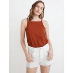 Madewell NEW  Relaxed Denim Shorts in Tile‎ White, 27 Photo 16