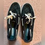 Sperry EUC TOP-SIDER BISCAYNE NAVY/GREEN PLAID BOAT SHOES WOMENS 8.5M Photo 3