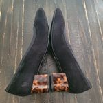 Vionic NEW  Natalie Tortoise Black Suede Chunky Heels Pumps Women's Size 8 Photo 3
