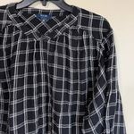 Kaari Blue  XL long sleeve black and white top Photo 1