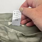 l*space L* Delta Metallic Skirt Mini With Slit‎ Light Olive Size Large Womens NEW Photo 5