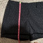 Rebecca Taylor  Black Leopard Printed Shorts Eyelet Trim- Size 2 Photo 6