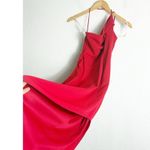 Katie May Bananas Midi Dress Size Small Cherry Red Asymmetric One Shoulder Photo 10