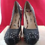 Penny Loves Kenny Heels - Animal Print High Heels - Size 9.5 Photo 2