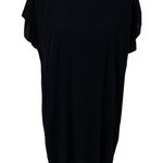 Madewell  Womens Dress Medium Black Short Sleeve Minimalist Casual Chic Photo 0