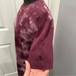 Jordan NWOT Air Maroon Tie Dye T-shirt Large Photo 2