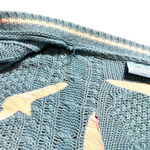 Taylor Swift  1989 Cardigan Blue White Cable Knit Sweater XS SM Taylor's Version Photo 5