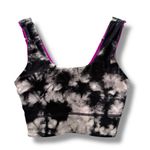 Fabletics Harlow Reversible Medium Impact Sports Bra Sz S Tie Dye Bright Pink Photo 2