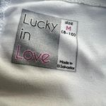 Lucky In Love Tennis Golf Bubble Hem Skort Skirt White Medium Photo 3