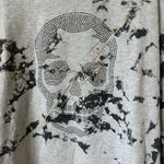 Vintage Havana Oversized Rhinestone Skull Graphic Abstract-Print Pullover Size S Photo 1