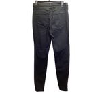 Sneak Peek Size 9 Black Denim Jeans With Pockets, Preloved. Photo 2