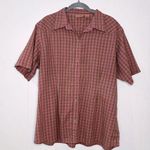 Wrangler Pink Plaid Short Sleeve Button Up Shirt XXL Photo 0