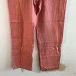 Marine layer Pants Paula Easy Tapered Gauzy Cotton Pant in Rosette Pink Sz M NWT Photo 11