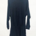 BCBGMAXAZRIA  Dolman Sleeve Cowl Neck Womens Blue Romper Size S Photo 7
