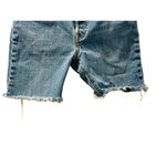 Levi's Levi Strauss 501 Cut Off Denim Jean Button Fly Shorts Size 28 Waist Med Wash Photo 2