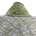 Trimdin Women's Quilted Ruffle Jacket Lightweight Open Front Spring Green Size M Size M Photo 4