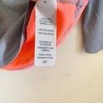Champion Gray Orange Duo Dry + Crewneck Long Sleeves Athletic Top Small Photo 2