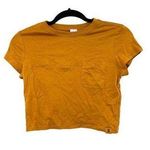 Savagexfenty Savage Fenty Shirt Womens XS Tee Xssential Baby Pocket Crop Orange Short Sleeve Photo 0