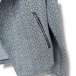 Calvin Klein Flyaway Black Multi Open Waterfall Long Sleeve Blazer Jacket Small Photo 3