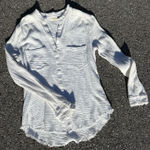 Bella Dahl  White Beach Long-Sleeve Top Photo 0