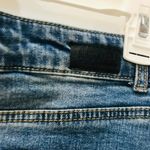 Black Label fringe denim mini skirt sz small Photo 3