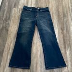 Betabrand  Wide Leg Flare Yoga Denim Stretch Jeans Dark Wash Photo 1