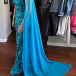 Blue Prom / Pageant Gown Size 6 Photo 1