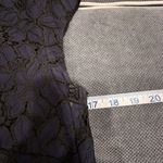 J. Crew Navy & Black Lace V Neck Sheath Dress Size 4 Career Event Dress Up Photo 5