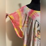 Handmade Style Stalker Pink and Yellow Grunge Skull Tee size 6 Photo 1