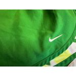 Nike Womens Dri Fit Size Small Green Yellow Running Track Shorts Photo 5