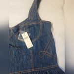 Anthropologie NWT  Pilcro Embroidered Peplum Corset Top Size L Photo 7