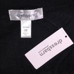 Dress Barn  Woman NWT Size 1X Black Tiered Ruffle Asymmetrical Hem Knit Top Photo 6