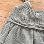 Hollister Green Ribbed Peplum Camisole Photo 3