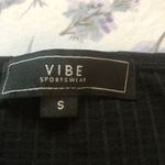 Vibe Sportwear NWT black bow tank top Photo 3