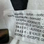 ZARA Have Strong Energy Statement Chain Trim T Shirt Dress White Black Small Photo 10