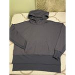 Athleta Mission Hoodie black sweatshirt pullover relaxed fit, size large Photo 10