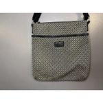 Tommy Hilfiger Crossbody Bag Womens Black Beige Logo Print Shoulder BW9637431 Photo 1