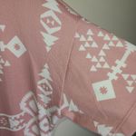 White Birch  Navajo/Aztec print Soft short sleeve blouse Photo 2