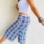 Boho Capri Pants Blue Size M Photo 1