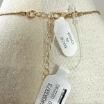 Free People  Amber Glass Shell Pendant Necklace NWT Bohemian Beach Neutral Rare Photo 5