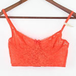 Aerie Balconette Lace Long Line Bra Red 34b Photo 0