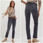 Mother Denim The Mid Rise Dazzler Ankle Lighting Up Lanterns Jeans Size 27/4 Black Photo 1