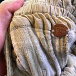 Free People $128 NWT  ONE BALLAST STRIPED BELTED OVERALL JUMPSUIT MOSS Sz S Photo 8